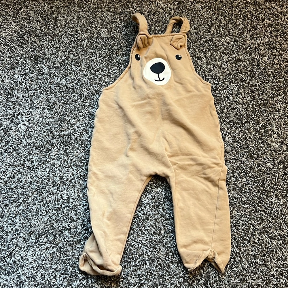 H&M Bear Overalls 18M